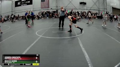 96 lbs Round 2 (4 Team) - Joseph Dentato, West Essex Jr. Knights vs Rocco Garis, PA Alliance