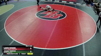 Cons. Round 2 - Chase Thomas, Neligh-Oakdale vs Laken Wissink, Dundy County Stratton