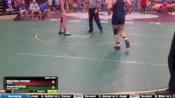 2 - 157 lbs Cons. Round 2 - Brayden Mosier, Union vs Ryan Hooper, King William