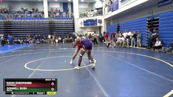 138 lbs Cons. Round 5 - Gavin Shropshire, EASTWOOD vs Donnell Bush, BRYAN