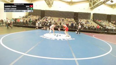 172-H lbs Round Of 16 - Gabriel Tosto, Orchard South WC vs Caden Langan, Elite NJ