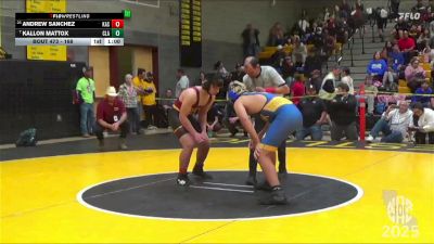 168 lbs Cons. Round 1 - Kallon Mattox, Clark vs Andrew Sanchez, Kastner