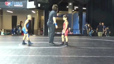 62 lbs 3rd Place Match - Grayson Clark, Pedraza Wrestling vs Isaiah Rodriguez, All American Wrestling Club