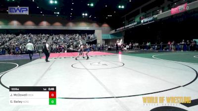 100 lbs Consi Of 16 #2 - Jimmy McDowell, Escalon Wrestling vs Gabriel Bailey, NexGen Regional Training Center