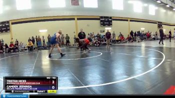 182 lbs Cons. Round 3 - Tristan Hicks, Bloomington South Wrestling Club vs Camden Jeeninga, Bulldog Premier Wrestling Club