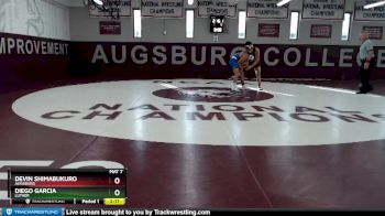 149 lbs Cons. Round 3 - Diego Garcia, Luther vs Devin Shimabukuro, Augsburg