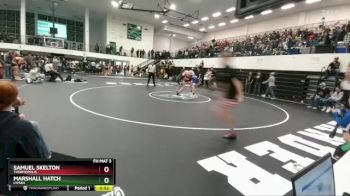 157 lbs Cons. Round 5 - Samuel Skelton, Thermopolis vs Marshall Hatch, Lyman