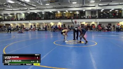 157 Freshman/Soph Semifinal - La`Ron Ruffin, St. Clair vs Blaise Kokkales, Adrian