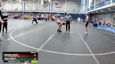 130 lbs Round 1 (6 Team) - Michael Brady, Mat Assassins Black vs Noah Wells, Vipers Wrestling