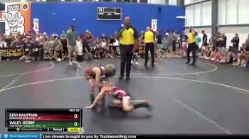 49 lbs Round 1 (6 Team) - Levi Kaufman, Backyard Brawlers vs Wiley Derby, The Funky Singlets Teal