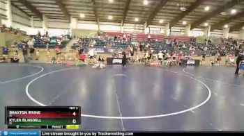 56 lbs Round 2 - Braxton Irvine, IA vs Kyler Blaisdell, ID