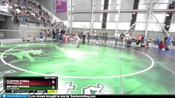 67 lbs Cons. Round 4 - Clayton O`Neill, Silver Valley WC vs Bryson Fryman, All-Phase WC