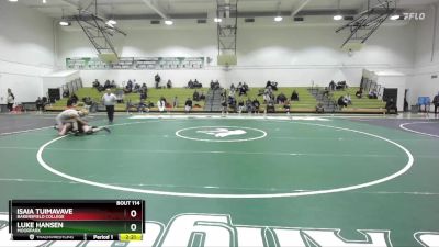 157 lbs Cons. Round 3 - Isaia Tuimavave, Bakersfield College vs Luke Hansen, Moorpark