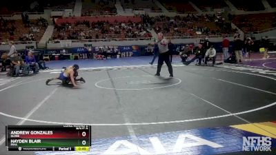 D4-144 lbs Cons. Round 2 - Andrew Gonzales, Globe vs Hayden Blair, Pima