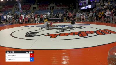 165 lbs Rnd Of 128 - James Bowers, GA vs Rhett Briggs, KS