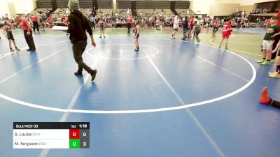 53 lbs Quarterfinal - Sameul Laube, Centurion vs Michael Ferguson, Pride Wrestling