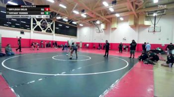 135 lbs Champ. Round 3 - Bryleigh Delis, Paloma Valley vs Tiffany Torres, Highland (Bakersfield)