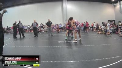 170 lbs Round 2 (10 Team) - Bryan DeMorais, Georgia United Blue vs Bronc Cash, MF Purge Elite