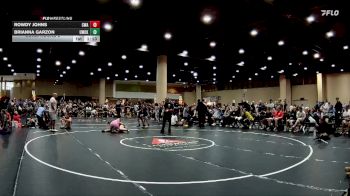 132 lbs Cons. Round 2 - Brianna Garzon, United Wrestling Of Katy vs Rowdy Johns, Coastline Wrestling Academy