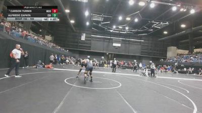 165 lbs Champ. Round 2 - Alfredo Zapata, Central Baptist (Ark.) vs Carson Turnis, Morningside (Iowa)