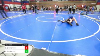 138 lbs 3rd Place - Caleb Crawford, Bixby HS Boys vs Landon Holmes, Rogers