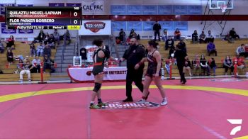 160 lbs 1st Place Match - Flor Parker Borrero, Evergreen State vs Quilaztli Miguel-Lapham, Southern Oregon University