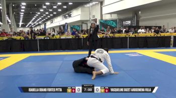 Yacqueline Suzet Arosemena Villa vs Isabella Sbano Fortes Pitta 2025 Jiu-Jitsu CON