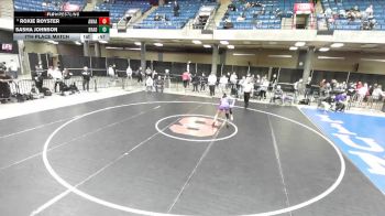 140 lbs 7th Place Match - Roxie Royster, Unattached vs Sasha Johnson, Antioch
