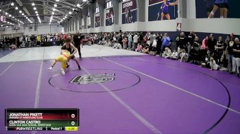 150 lbs Champ. Round 1 - Jonathan Pikett, Ranger 47 Wrestling Club vs Clinton Castro, Klein Oak High School Wrestling
