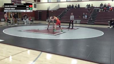 157B 1st Place Match - Caleb Proctor, Marion vs Parker West, Independence