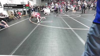 64 lbs Semifinal - Clayton Wardlow, Heat vs Henry Ryan, Raw Wrestling Club