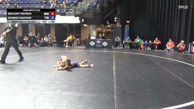 49 lbs Quarters - Mulcahy McPeck, Matsu- Matmen vs Rodrick Waitkus, Team Tulsa Wrestling Club