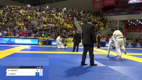 WILLIAM TACKETT vs LUIS MUNIZ 2018 World IBJJF Jiu-Jitsu Championship