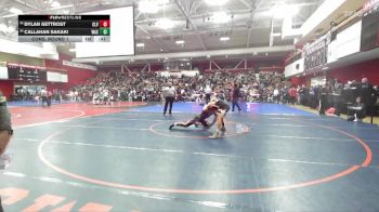 159 lbs Cons. Round 1 - Callahan Sakaki, Washington vs Dylan Gettrost, Clayton Valley