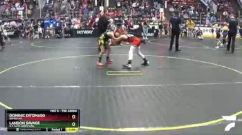 78 lbs Cons. Round 4 - Dominic DiTomaso, Romeo WC vs Landon Savage, U.P. Elite Wrestling