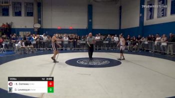 120 lbs Prelims - Ethan Comeau, Concord vs Dylan Levesque, East Hampton