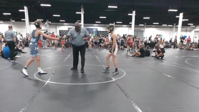 110 lbs Round 2 (6 Team) - Tyler Carruthers, Mat Warriors vs Tayden Tuttle, Goon Squad