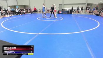 110 lbs Semis & 1st Wrestleback (8 Team) - Sophia Shultz, Nebraska vs Abbi Cooper, California Blue