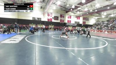 135 lbs Cons. Round 4 - Amy Martinez, Adelanto vs Alex Gomez, Western