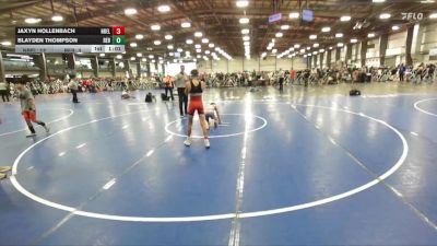 88 lbs Round 2 (10:30am Friday) - Blayden Thompson, Rebellion vs Jaxyn Hollenbach, Nebraska Elite