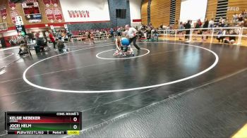 120 lbs Cons. Round 3 - Kelsie Nebeker, Lyman vs Jocei Helm, Pinedale