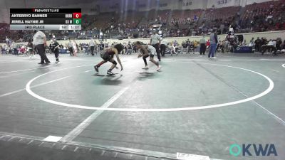 76 lbs 3rd Place - AnTerryo Banner, Hurricane Wrestling Academy vs Jerell Haynie Jr, D3 Wrestling Cluib