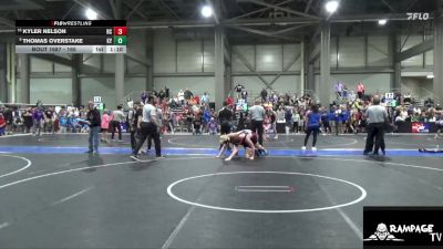 165 lbs Cons. Round 1 - Kyler Nelson, Republic Co vs Thomas Overstake, Kansas YG