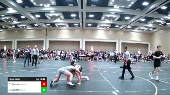 132 lbs Consi Of 8 #2 - Daxton Bonner, Wasatch WC vs Jayson Suetos, Granite