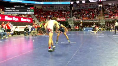 3A-120 lbs Cons. Round 2 - Evan Stahl, LeMars vs Karson Pulver, Pleasant Valley