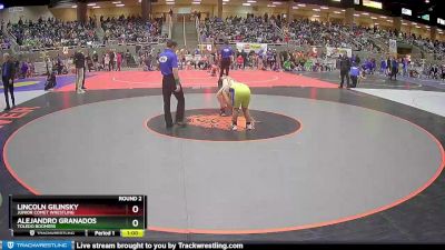 120+ Round 2 - Lincoln Gilinsky, Junior Comet Wrestling vs Alejandro Granados, Toledo Boomers