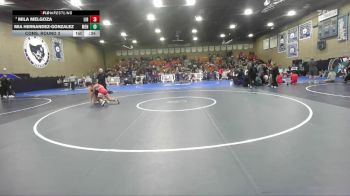 130 lbs Cons. Round 3 - Mila Melgoza, Liberty vs Mia Hernandez-Gonzalez, Mendota