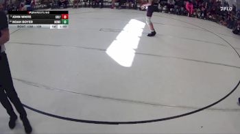 109 lbs Cons. Round 4 - Noah Boyer, Nebraska City Wrestling Club vs John White, McCook Youth Wrestling Club
