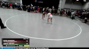125 lbs Quarterfinal - Hadley Bryant, Berge Elite Wrestling Academy vs Katie Davidson, Team Nazar Training Center