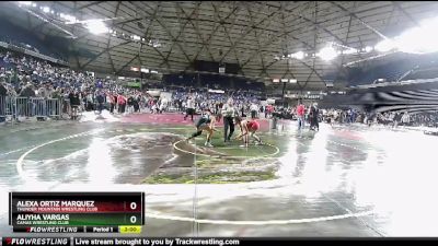 145 lbs Round 2 - Aliyha Vargas, Camas Wrestling Club vs Alexa Ortiz Marquez, Thunder Mountain Wrestling Club